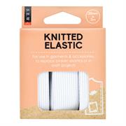 Elastic Knitted, 20mm x 3m, White